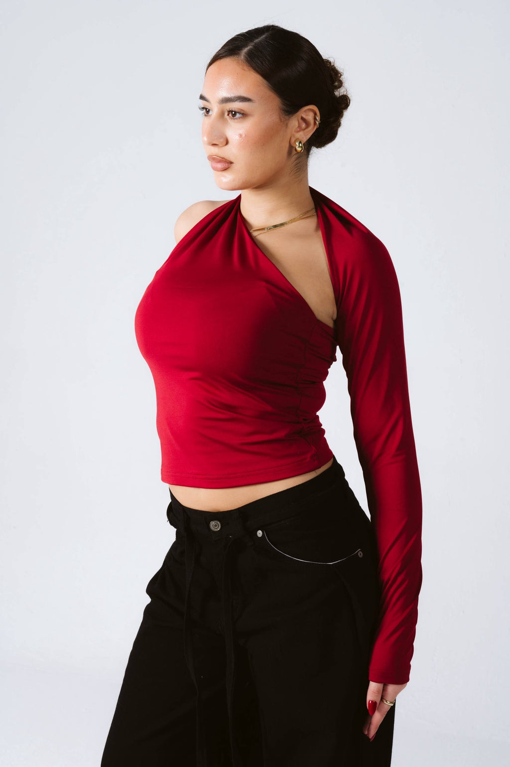 One sleeve top
