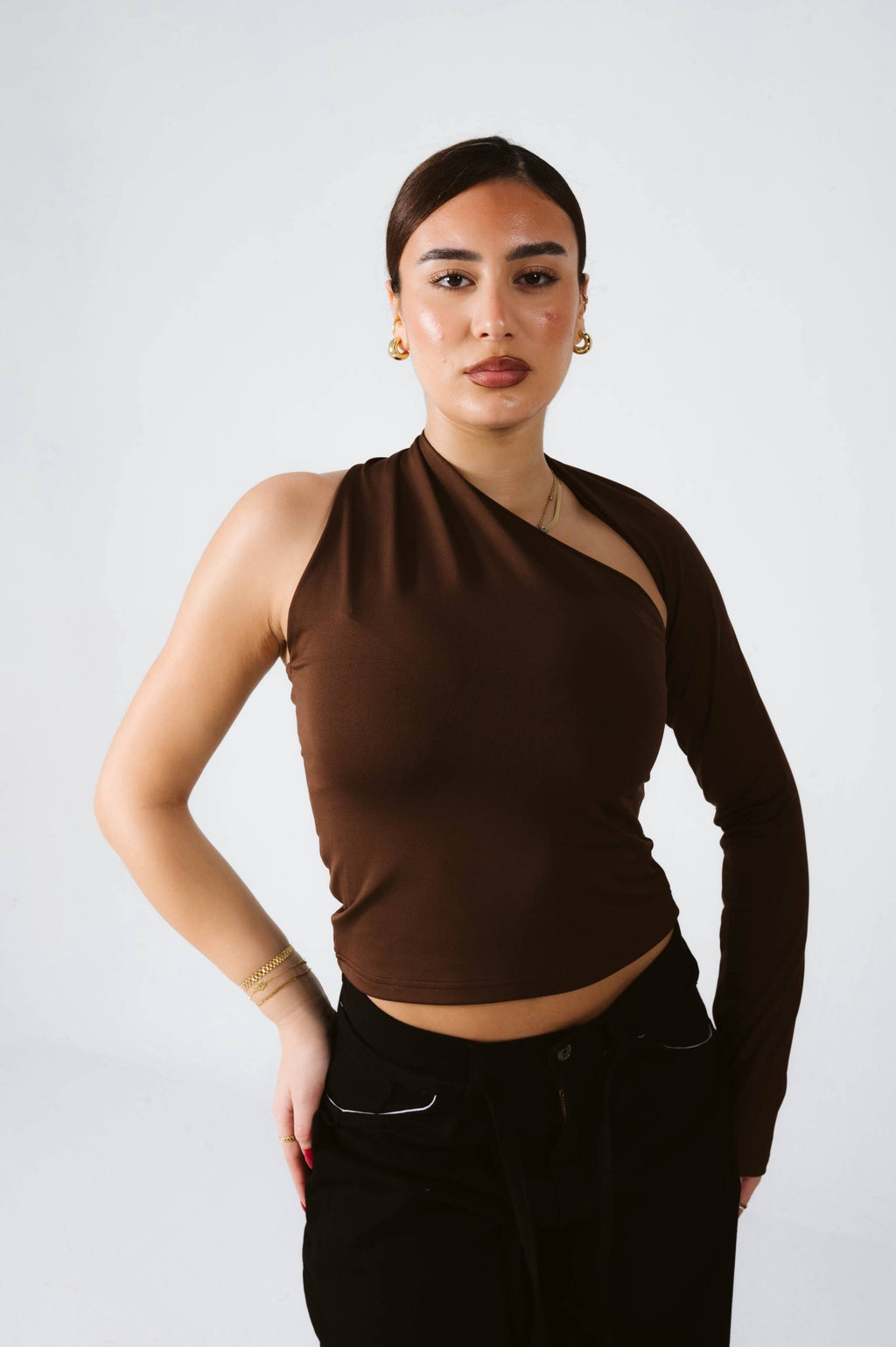 One sleeve top