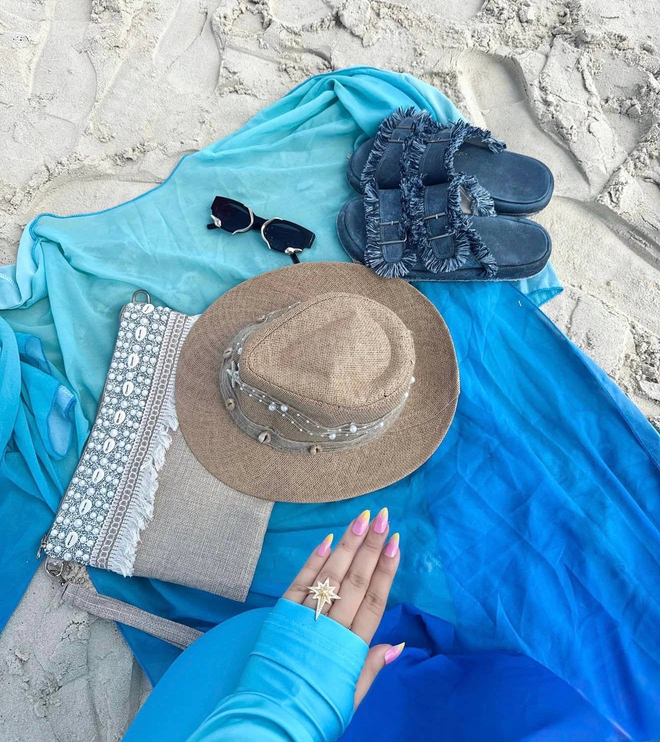 Sky blue burkini
