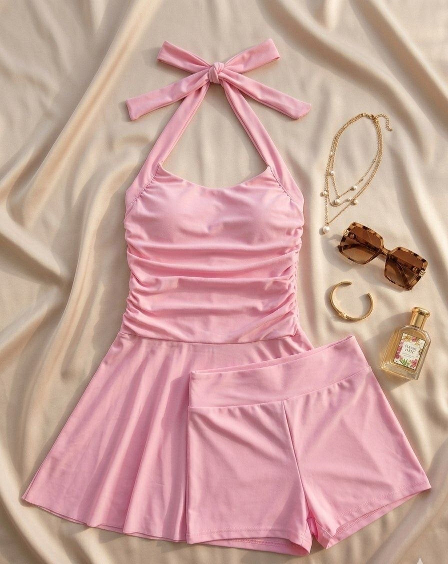 Dress short swimsuit
