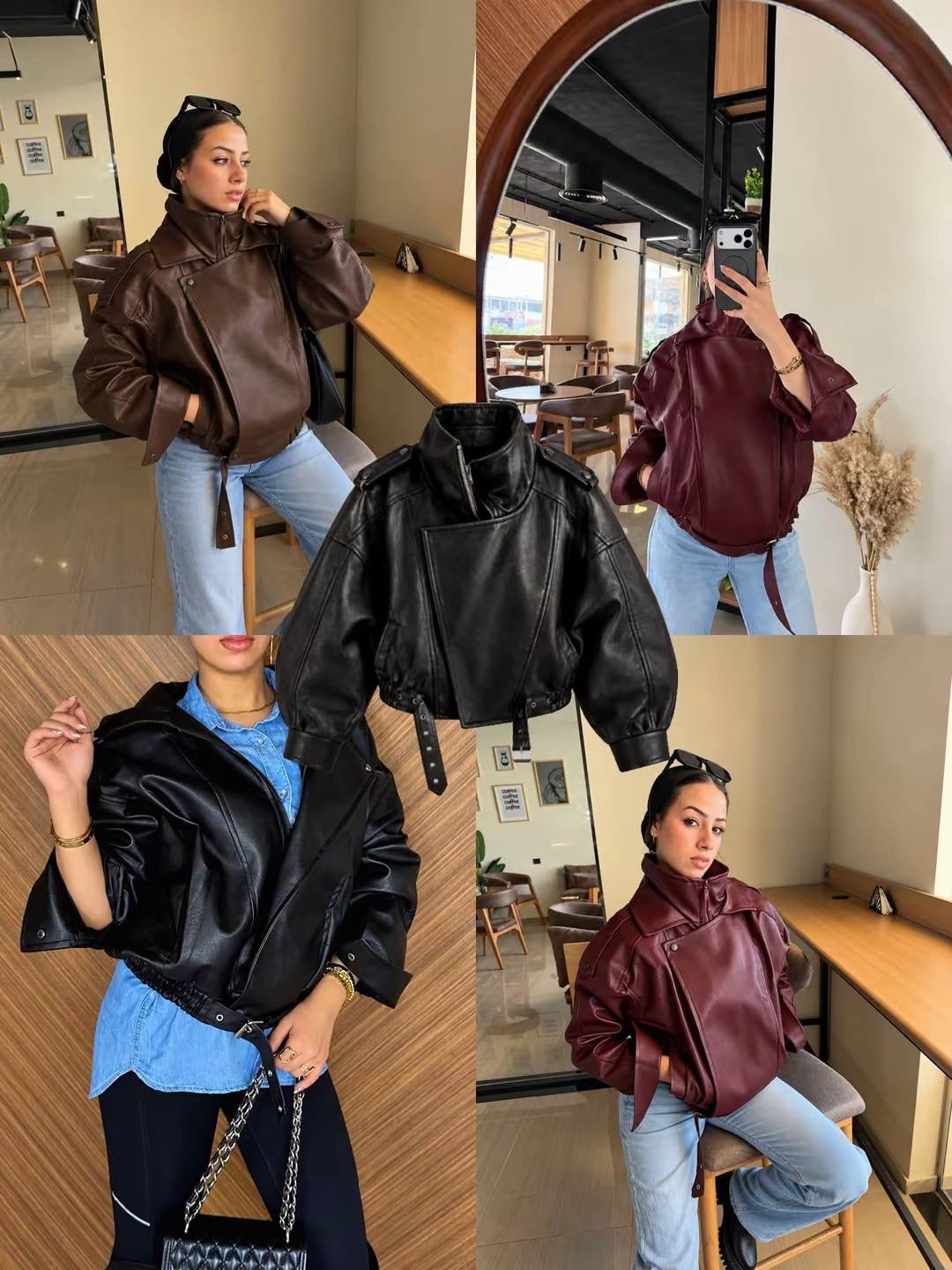 Leather jacket