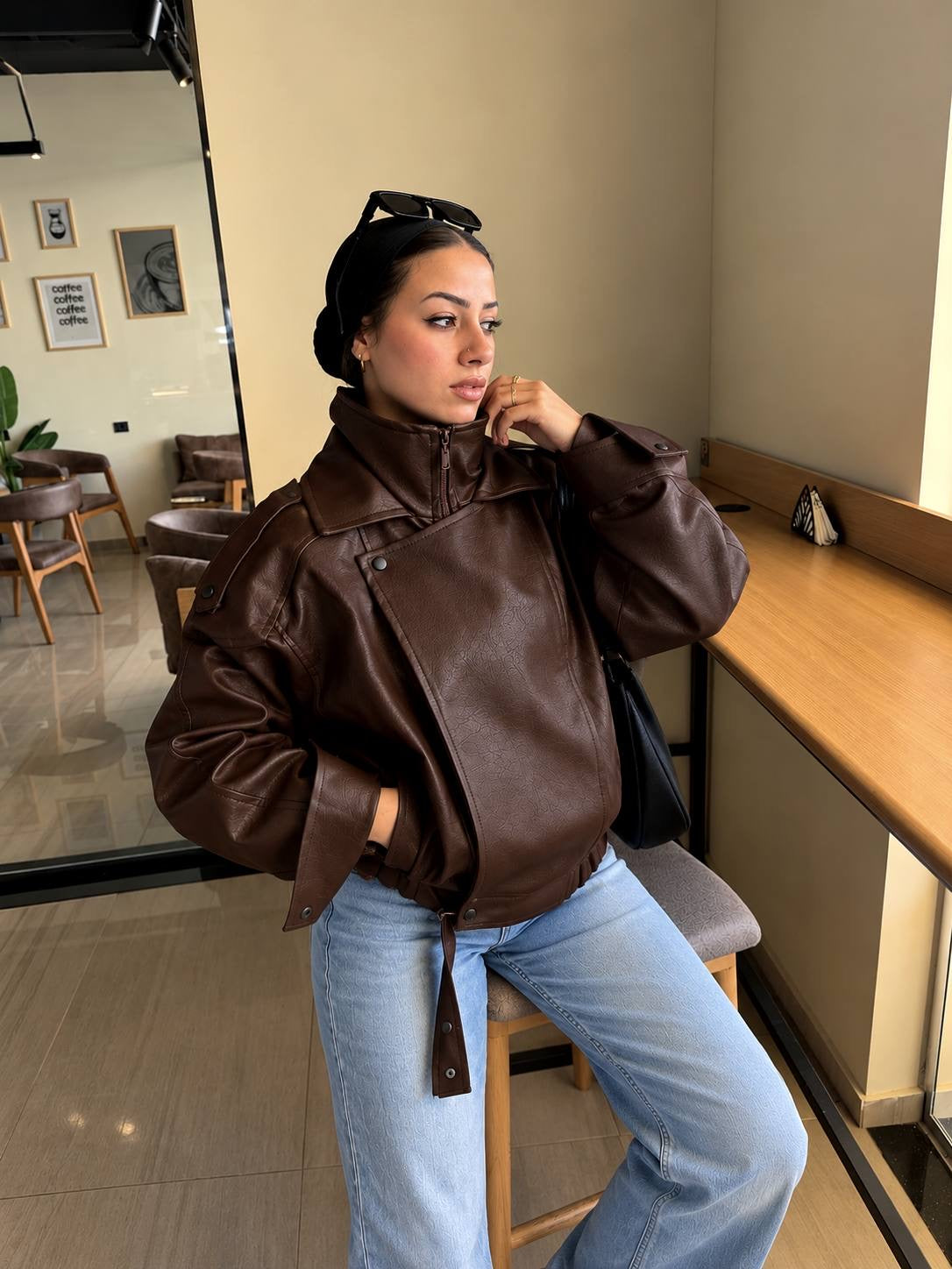 Leather jacket