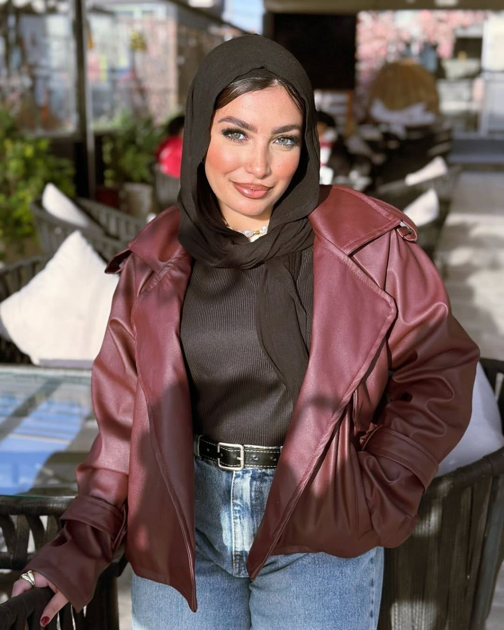Leather jacket