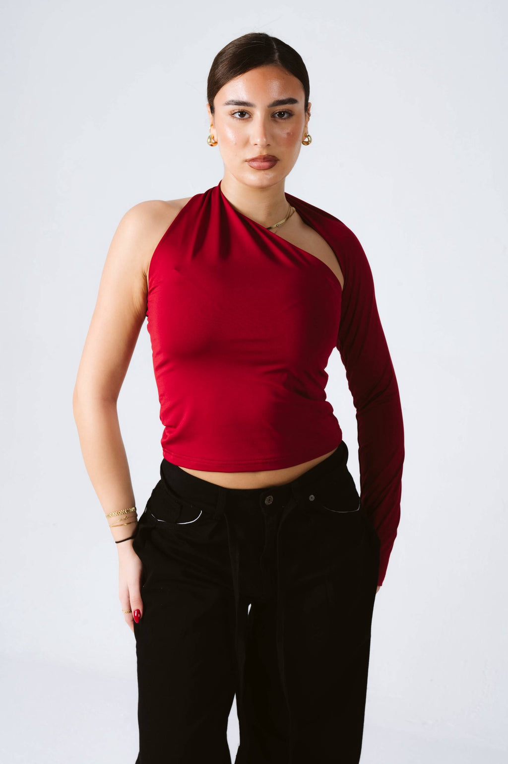 One sleeve top