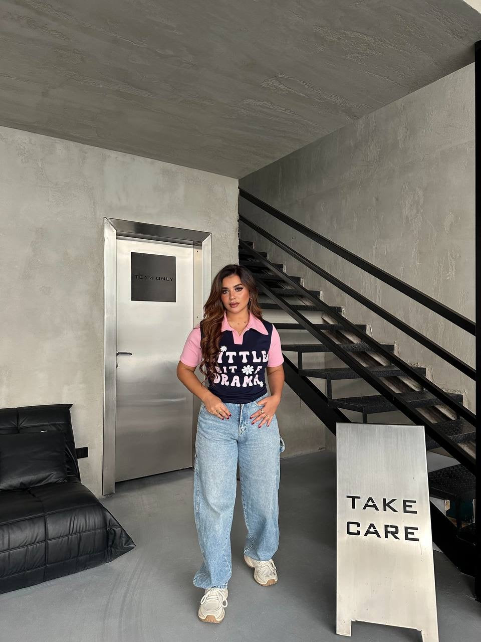Pinkxblack shirt