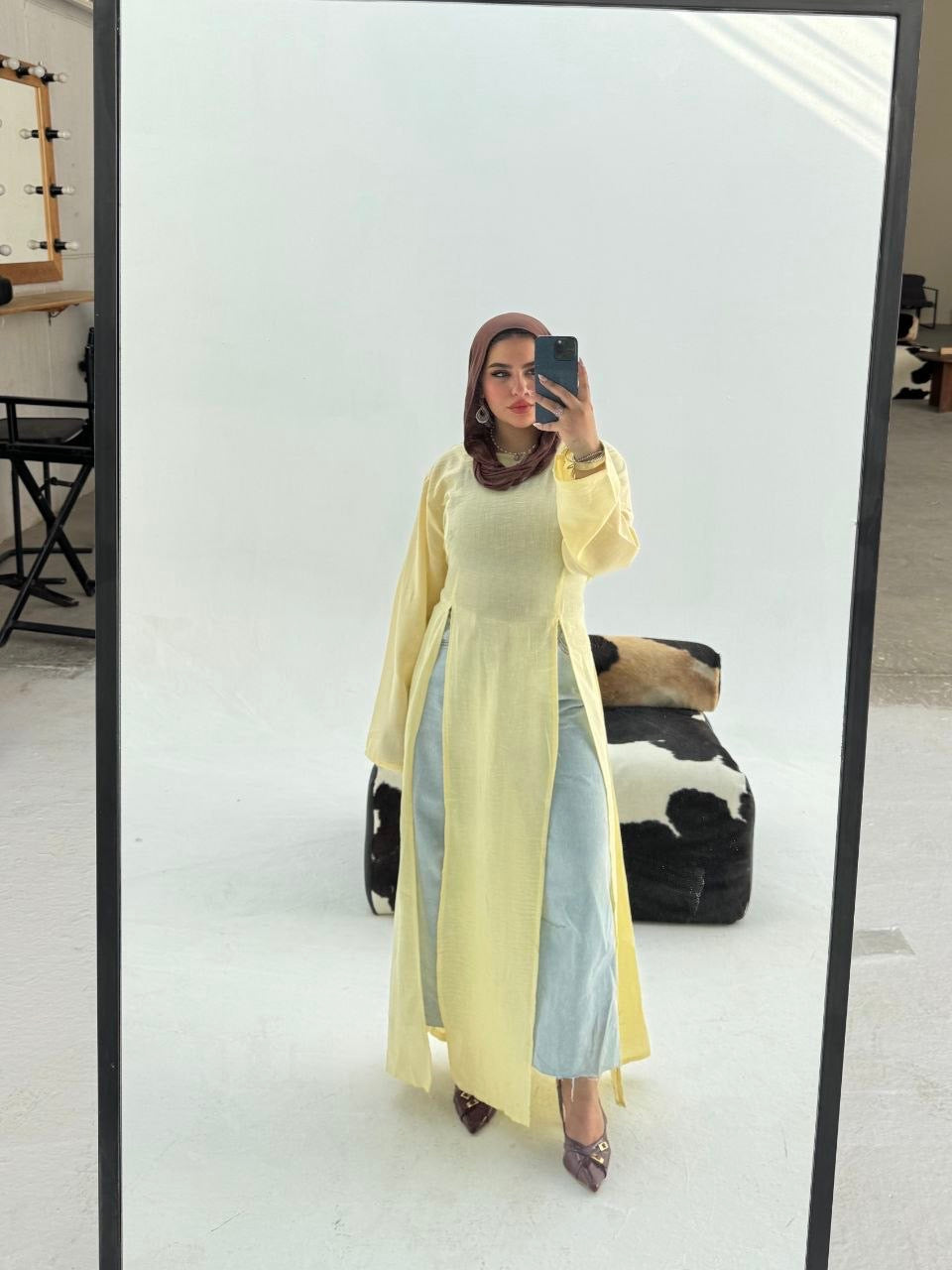 Long hijab blouse