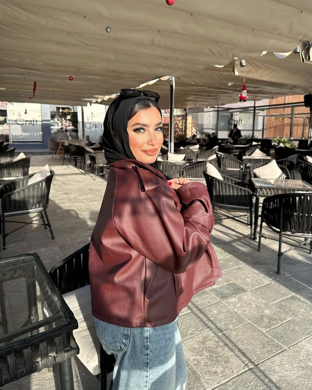 Leather jacket