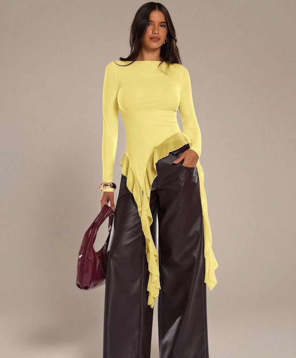 Ruffled top
