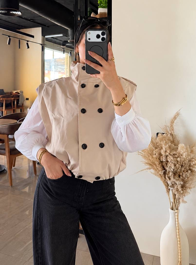 Cut Gabardine jacket