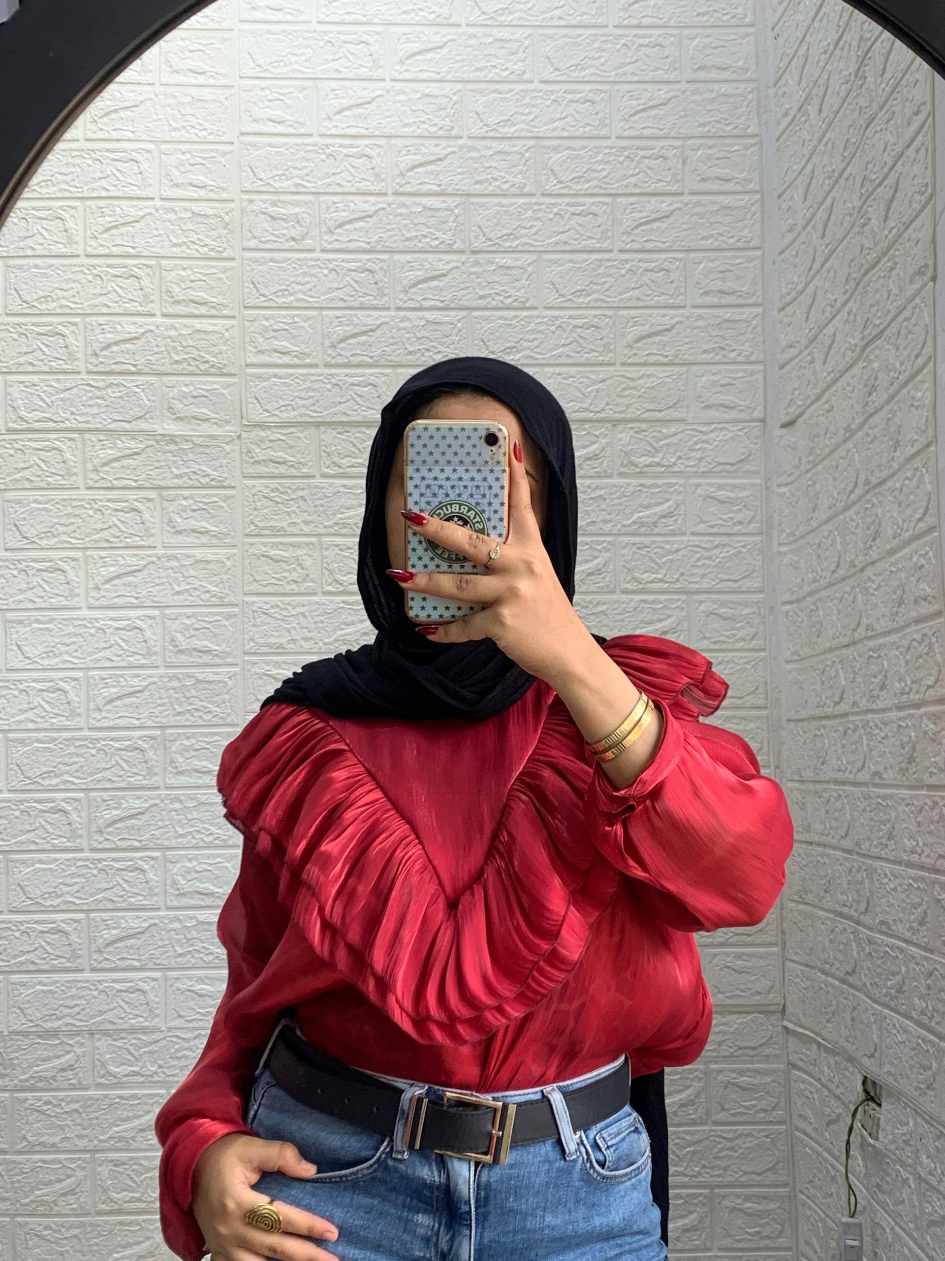 Ruffeled blouse