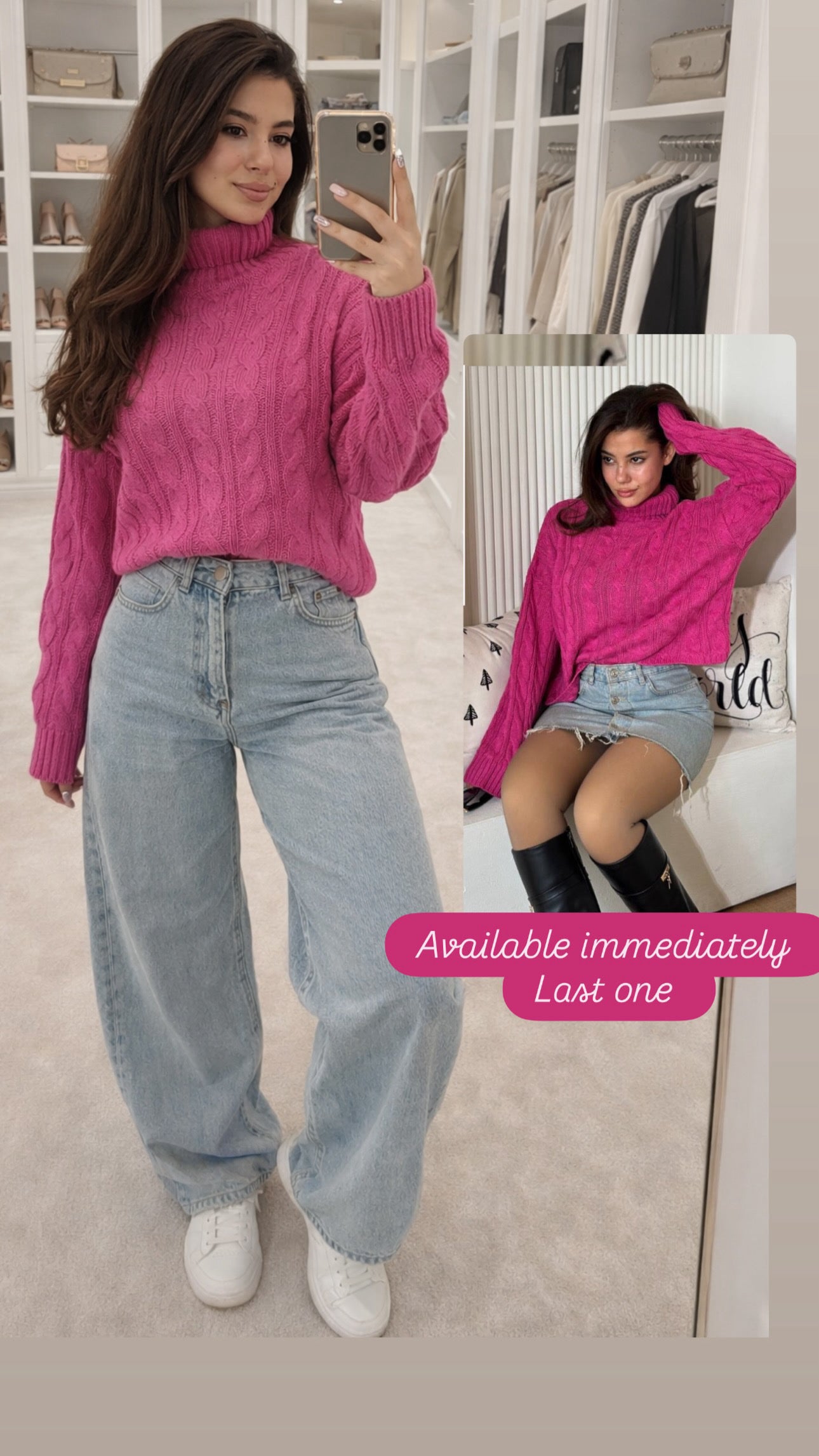 Pink blouver