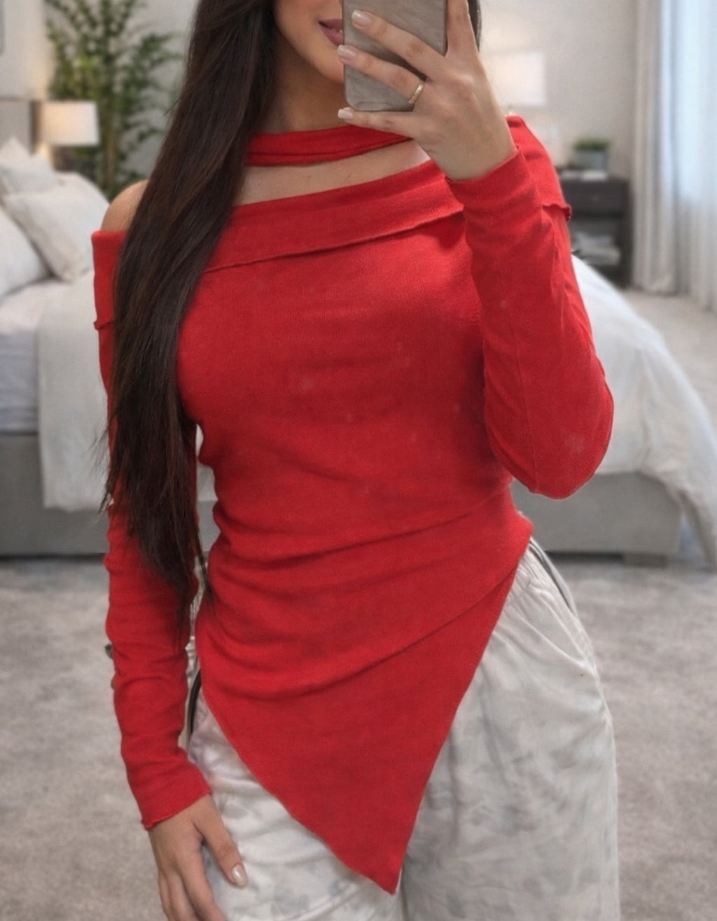 V offshoulder Top