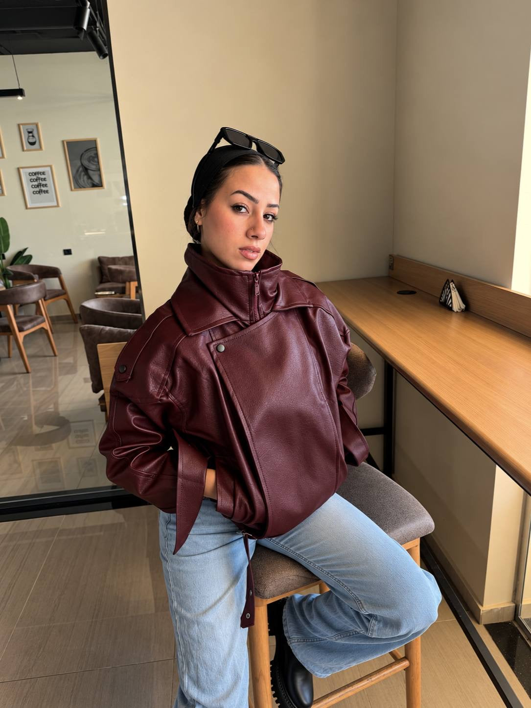 Leather jacket