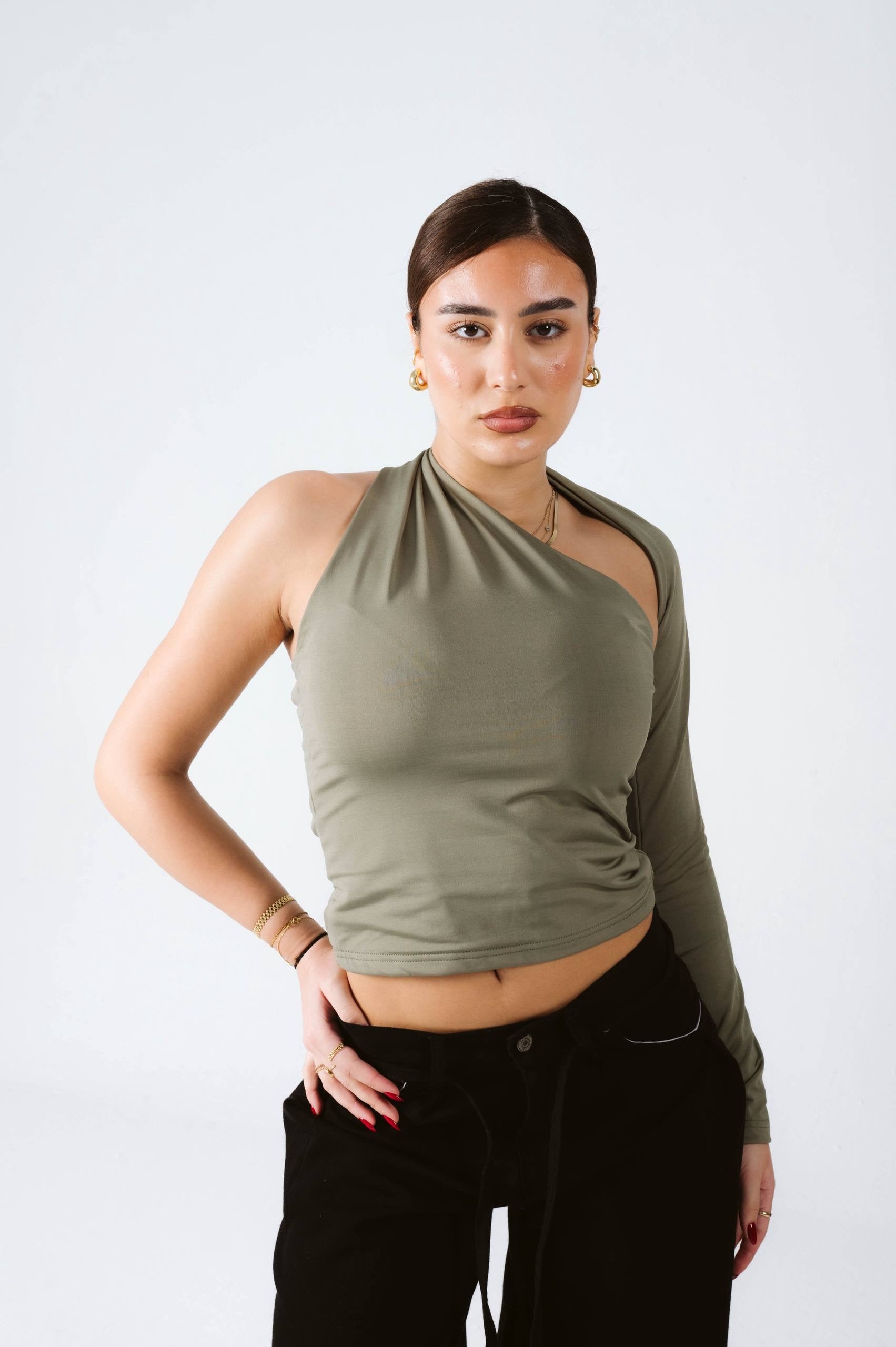 One sleeve top