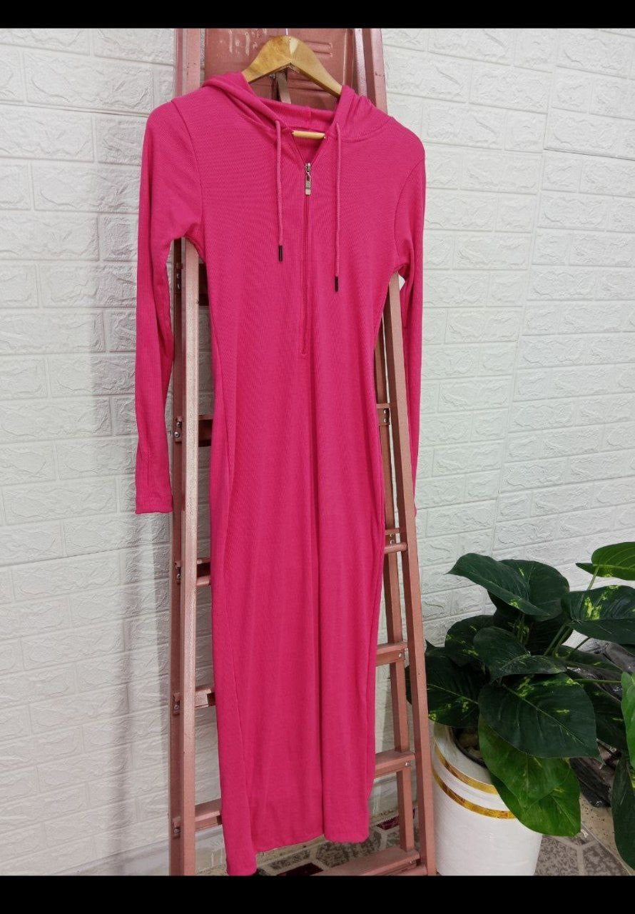 Half Zipper dress