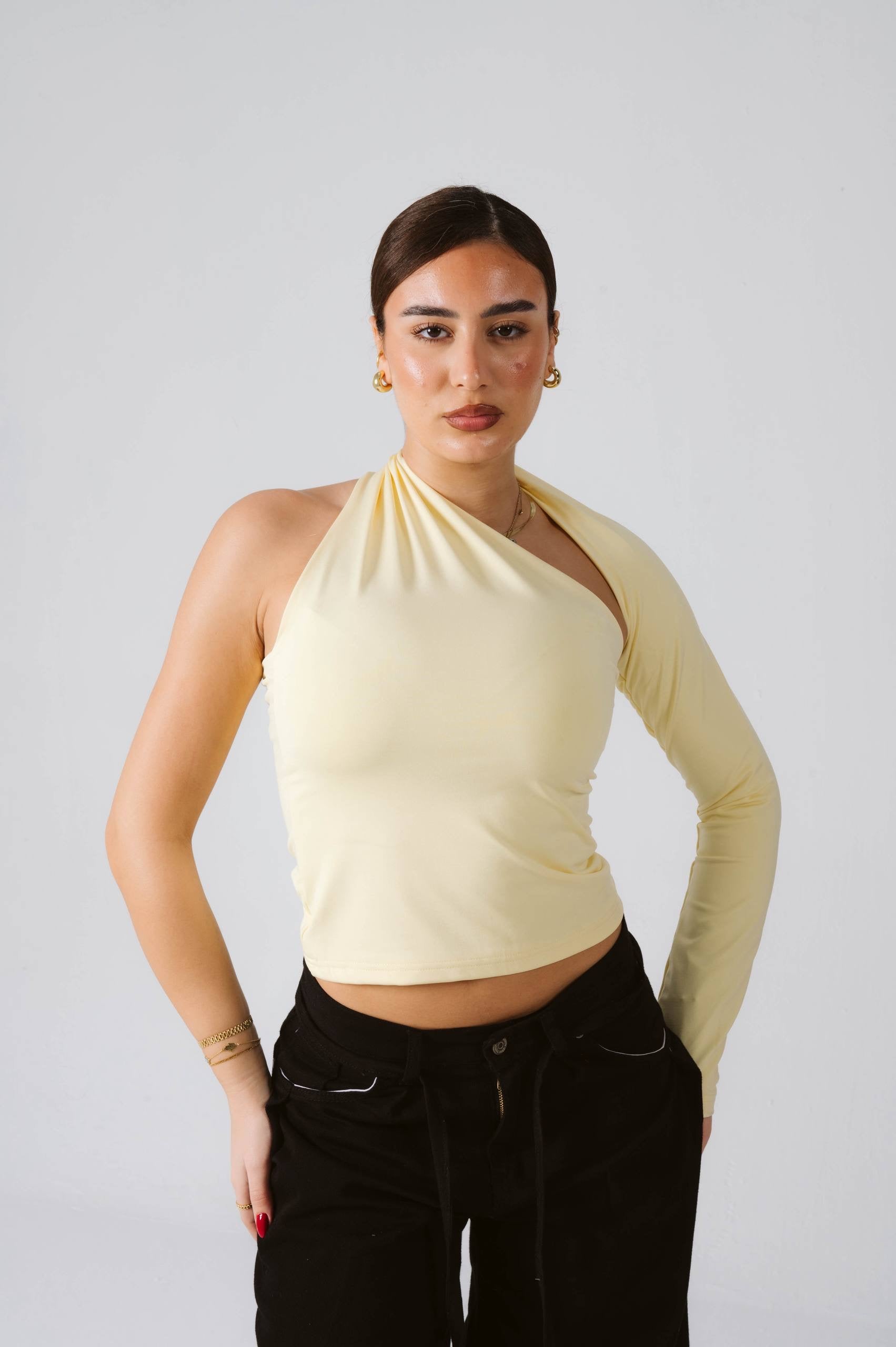 One sleeve top
