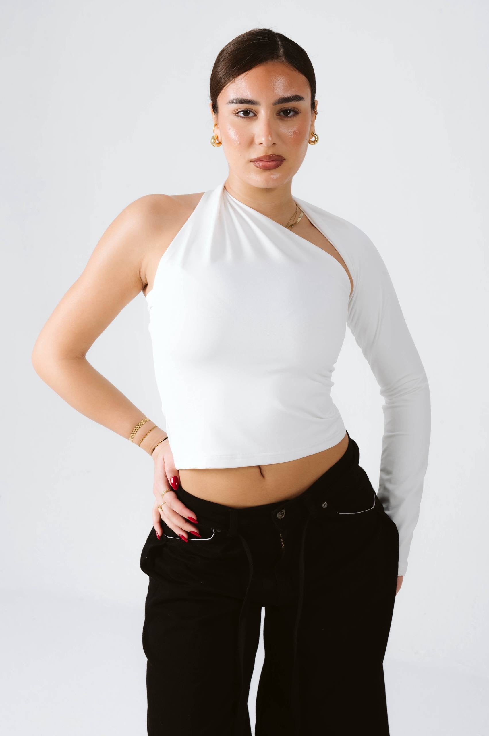 One sleeve top