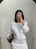 Ruffeled blouse