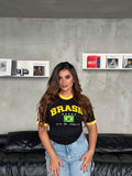 Black brasil top