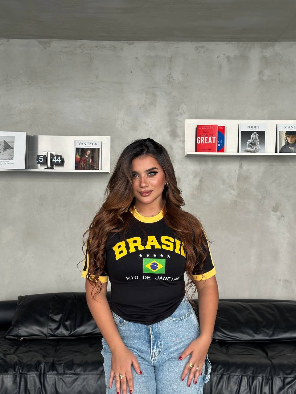 Black brasil top