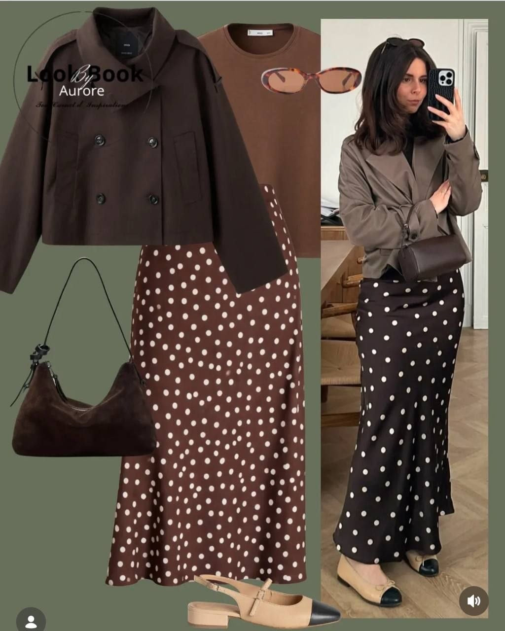 Polka dots skirts