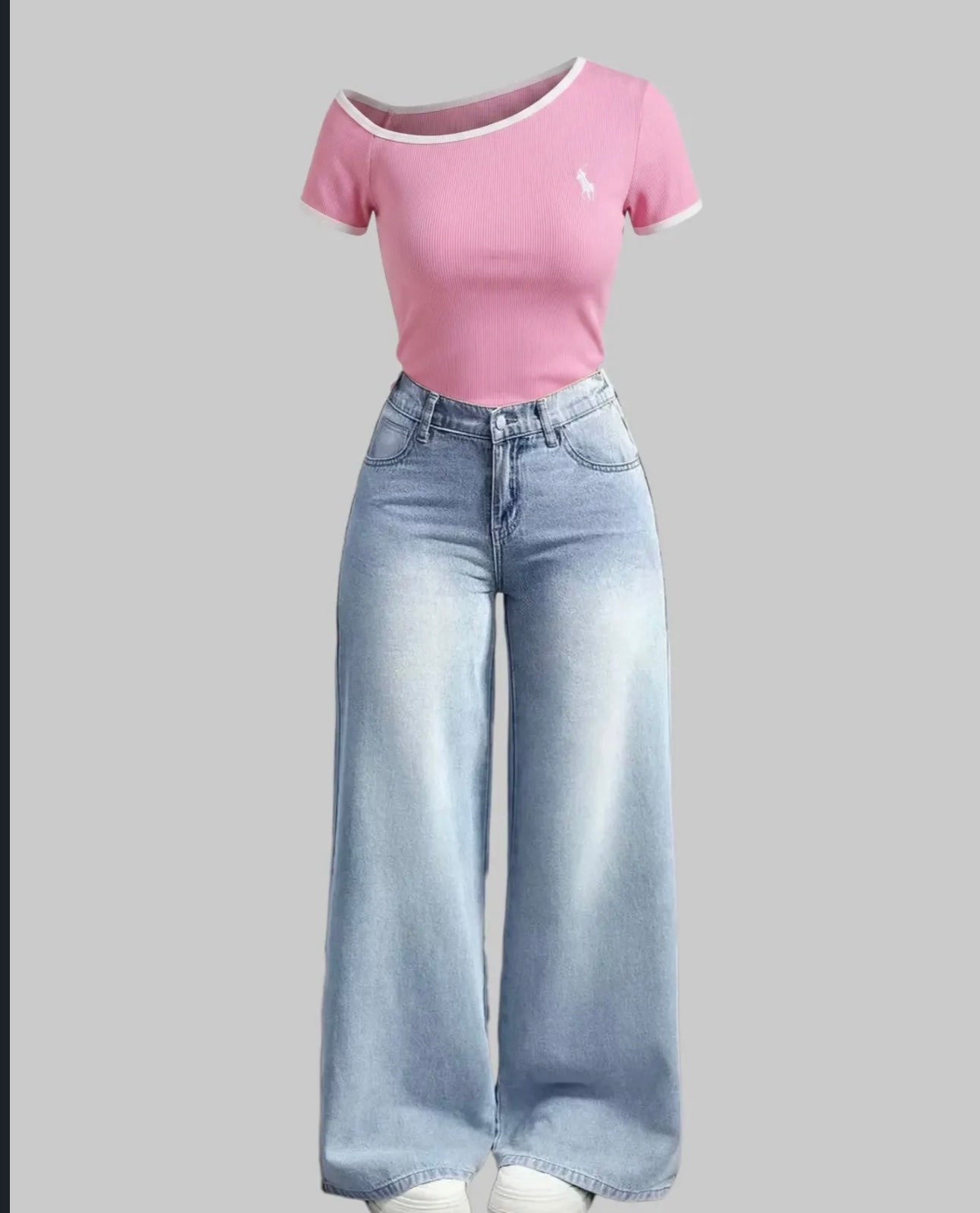 Polo shoulder top