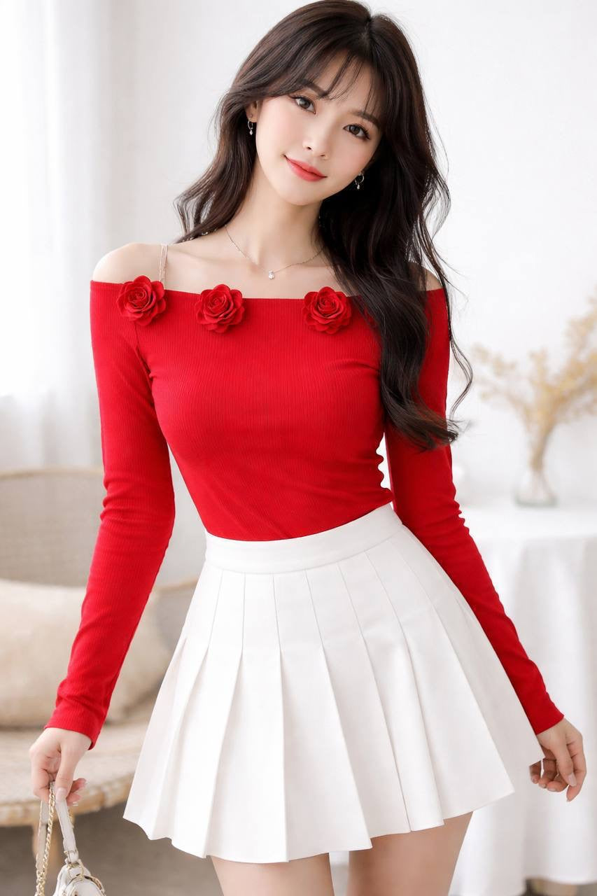 Flower lycra top