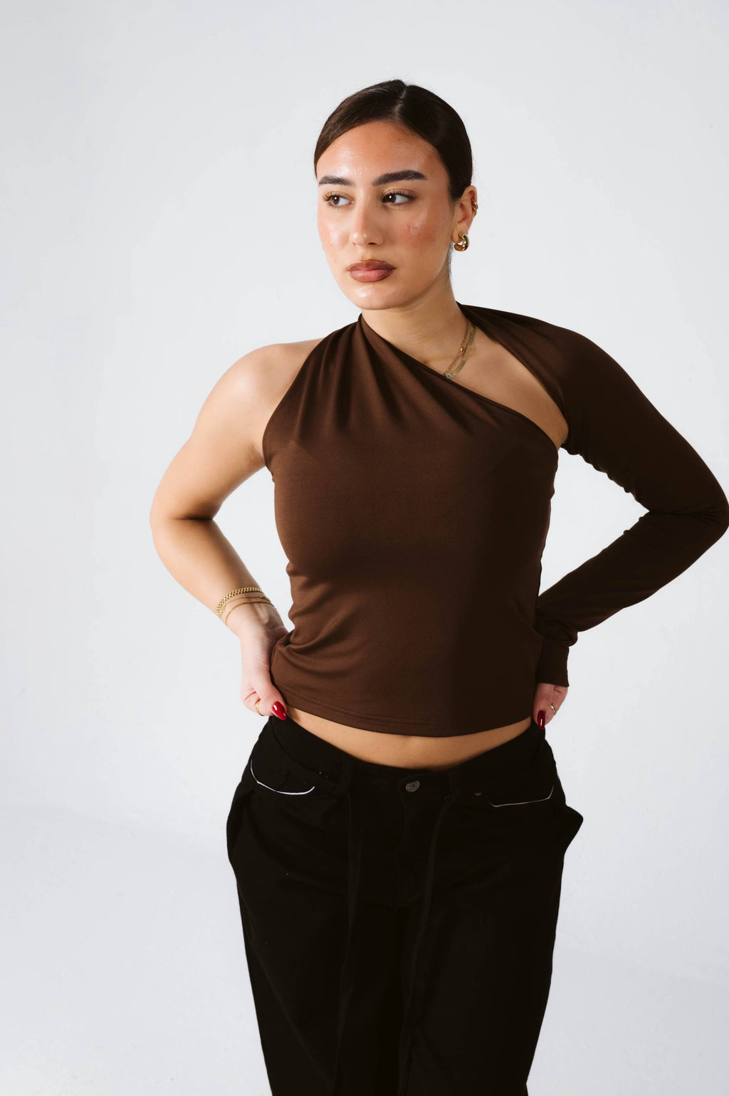 One sleeve top