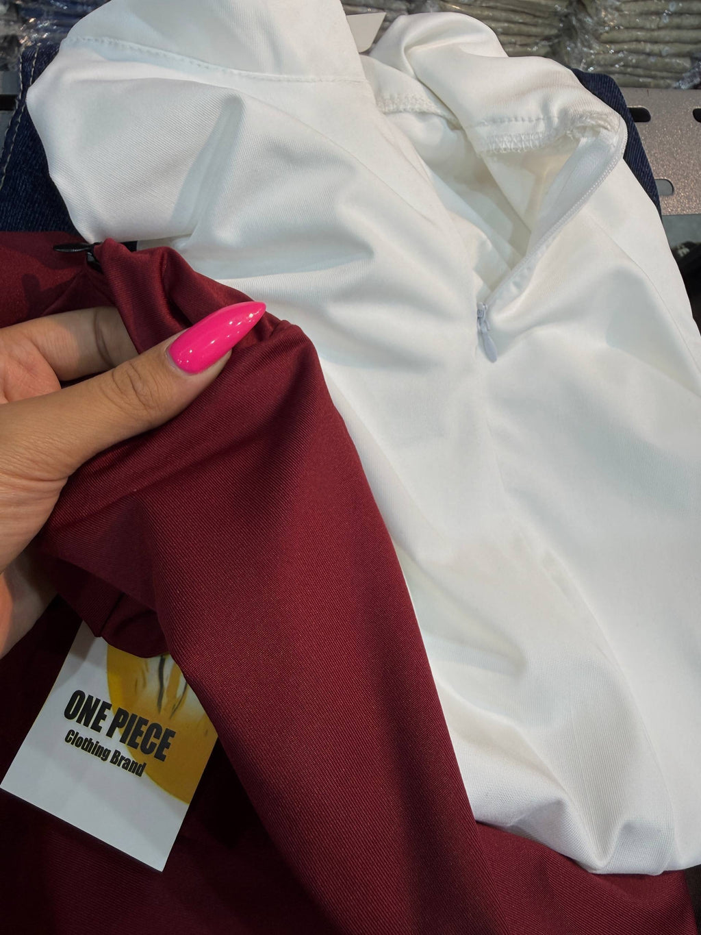 Zipper lycra top