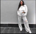 Cutting wide leg