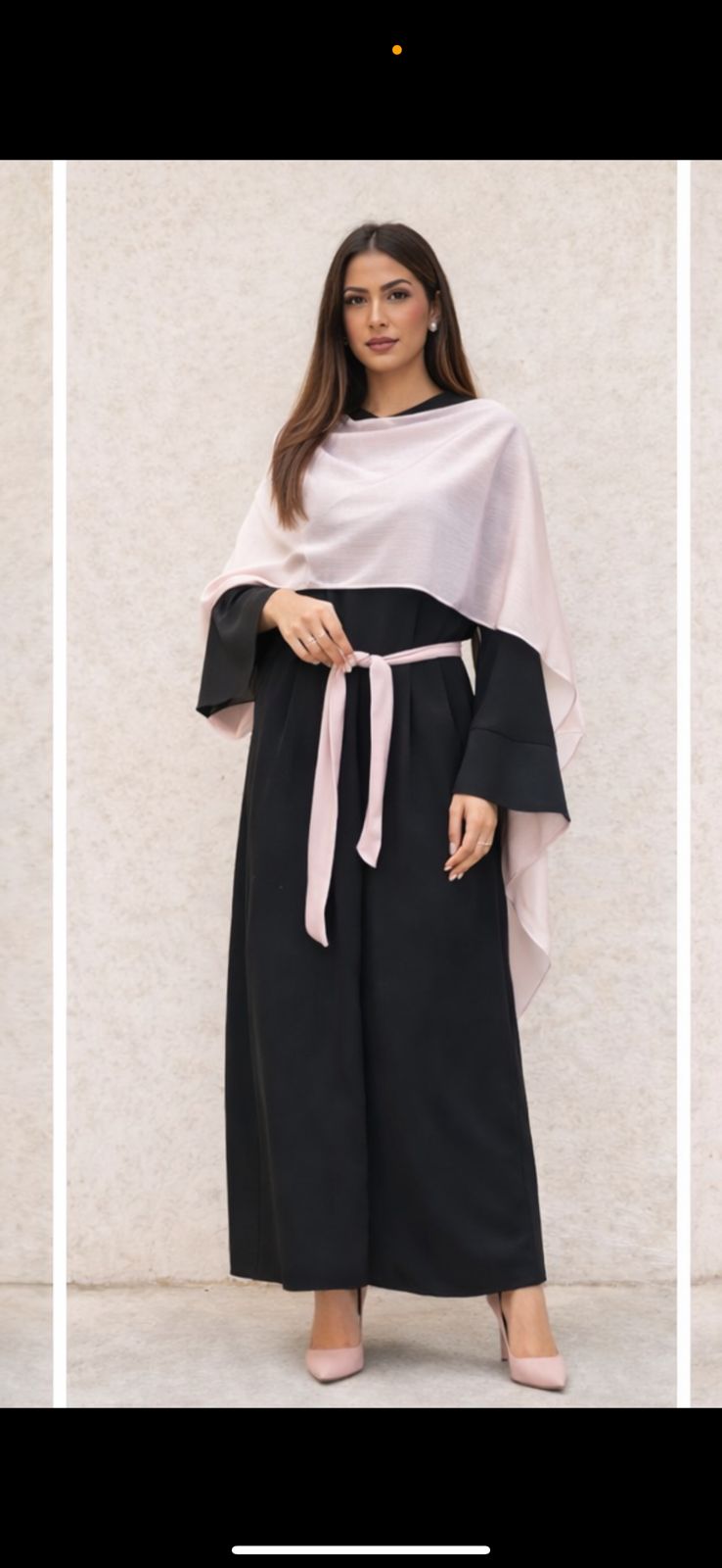 Closed scarf caftan