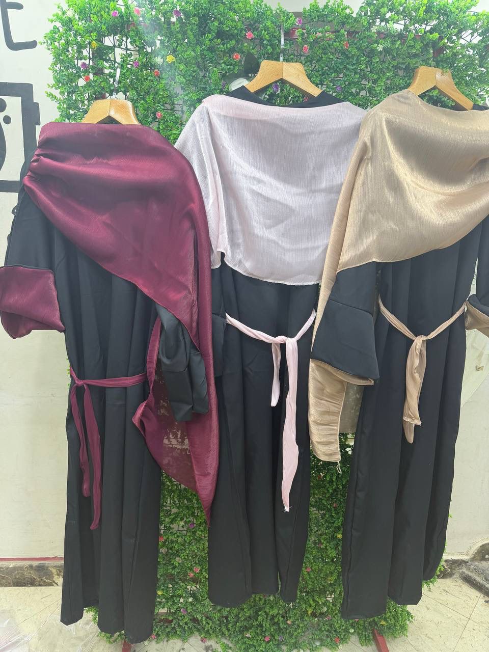 Closed scarf caftan