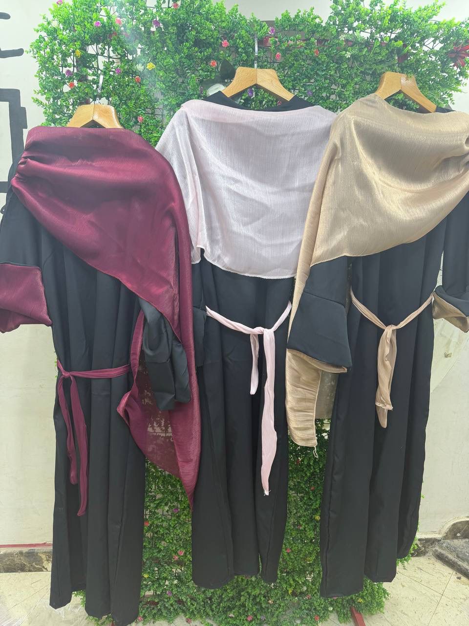Closed scarf caftan